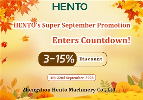 HENTO-jeva super septembrska promocija se začne z odštevanjem!